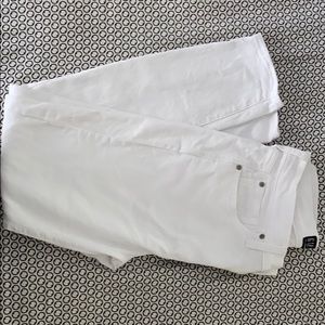 Gap High Rise True Skinny Jeans 26P White c165